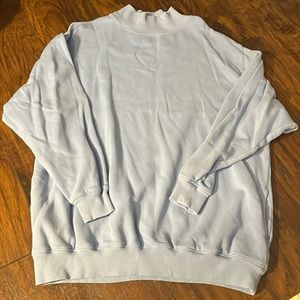aerie oversized turtle neck sweatshirt with pockets!